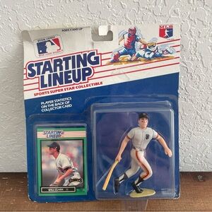 MLB Starting Lineup Will Clark Action Figure - Black, White, Orange